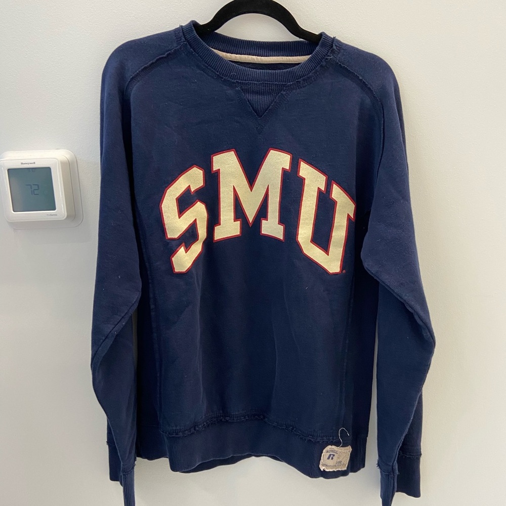 SMU Vintage-style Russell sweatshirt size M